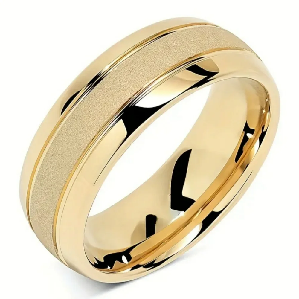 NEW Men's Gold Band Ring